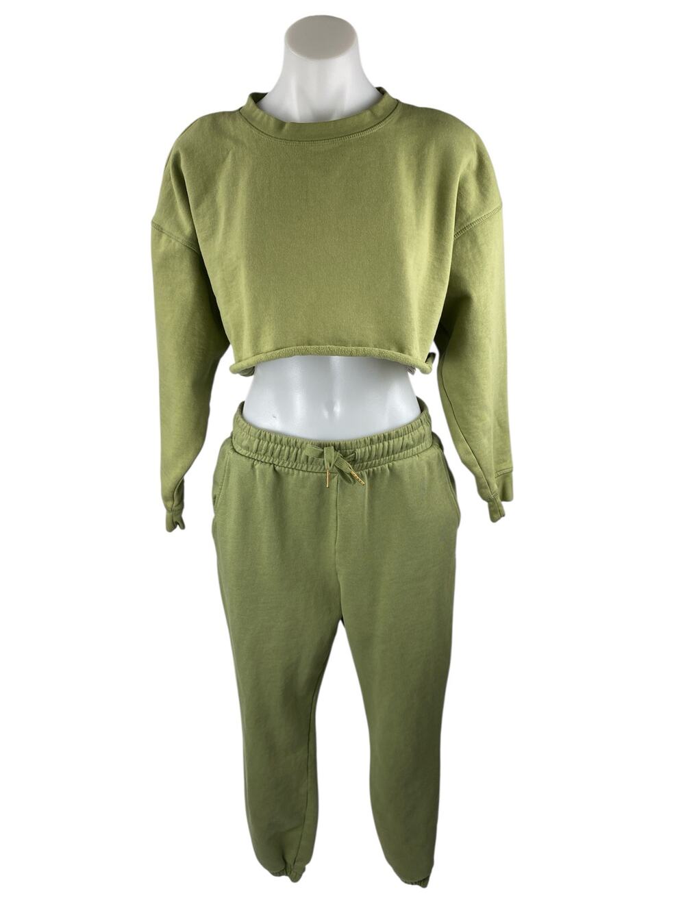 WeWoreWhat Green Hooded Sweatshirt Jogger Sweat Pants Athletic Activewear Set S